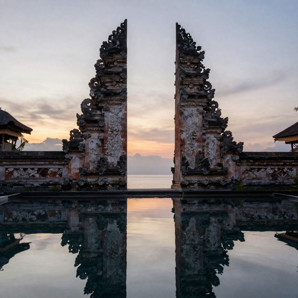 magnific bali gate intricate balin wmgfzhdcxe